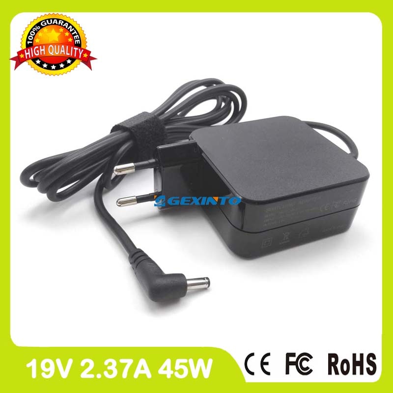 19 v 2.37A 45 w laptop ac adapter oplader voor Asus F556UA K410UA K456UA K456UB K540L K540LA K540LJ K541UA K541UJ k556UA EU Plug