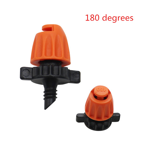 Breking Nozzle met 4mm Draad 90 180 360 Graden Strip Spray Hoeken Tuin Irrigatie Landbouw Watering Sprinklers 200Pcs: 180 degrees