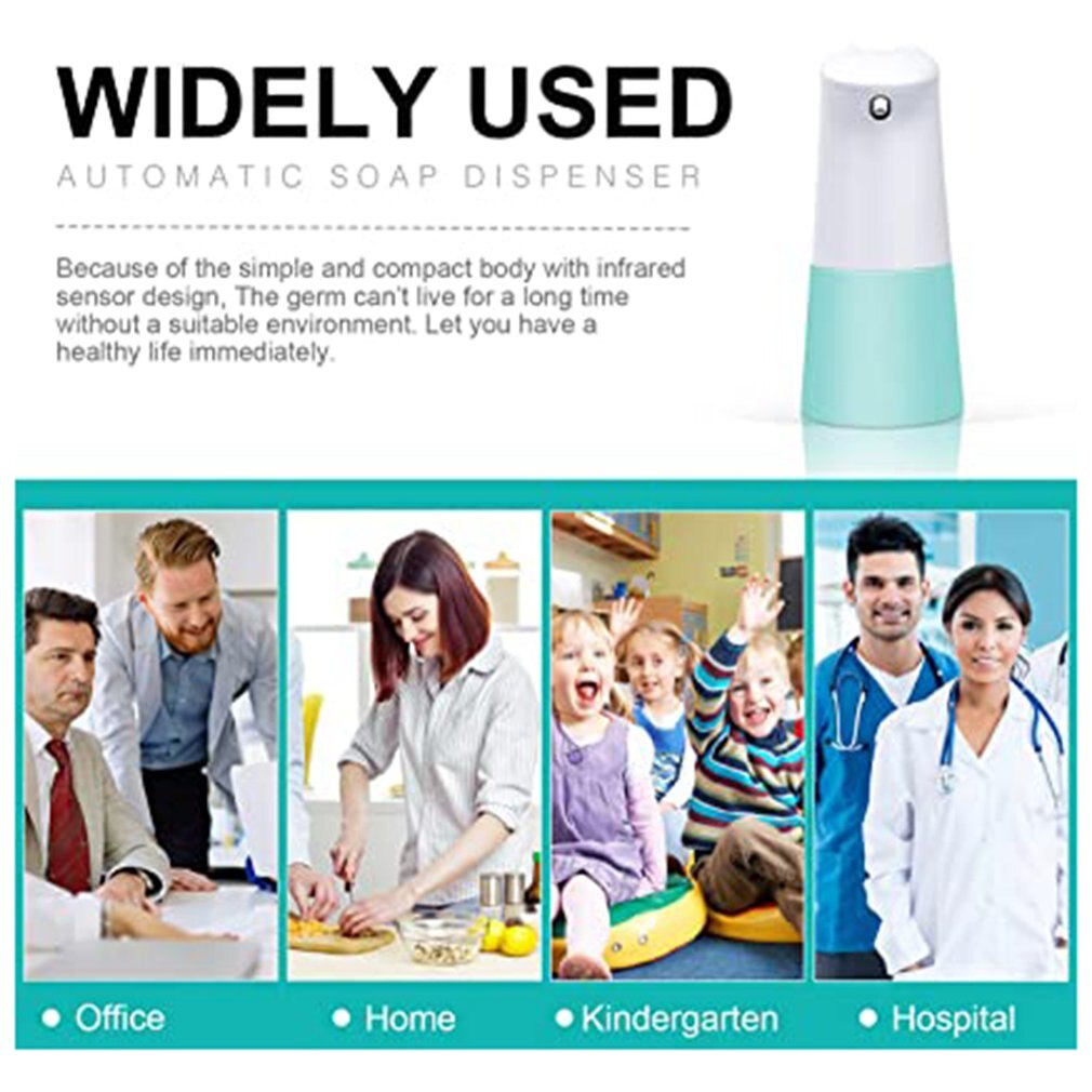 1 Pcs Auto-Sensing Hand Sanitizer Sterilization Foam Soap Dispenser Electronic ABS Pc Intelligent Induction