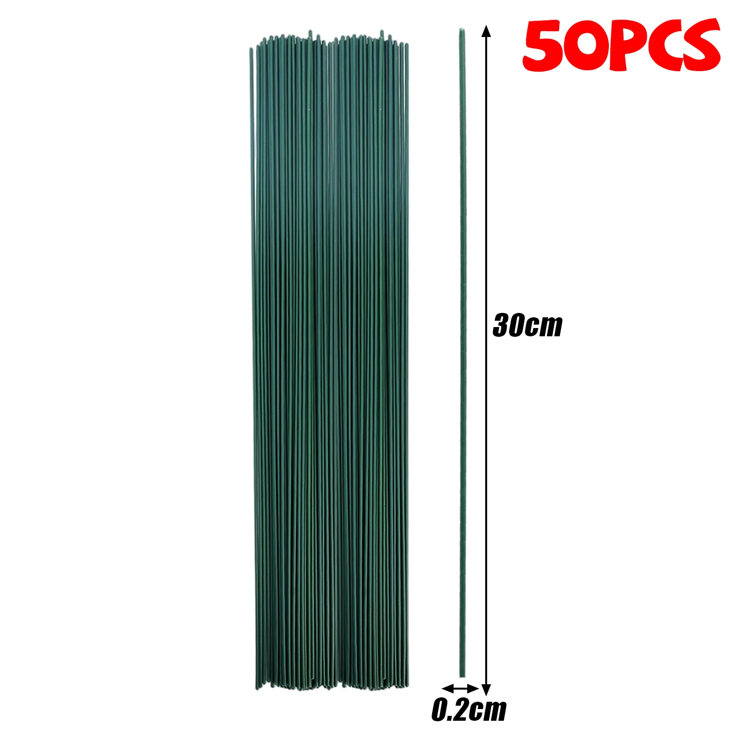 30/40cm Zielone Patyczki robić Kwiatów DIY Drut robić Kwiatów Szydełkowe Kwiaty Palik robić Tworzenia Kompozycji Kwiatowych Narzędzia robić Florystyki Taśma Florystyczna: Beżowy