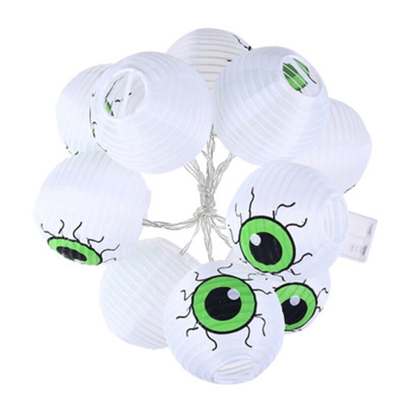 LED Halloween Eyes Glowing Lantern Venue Decoration Props Ghost Festival Decoration Light String