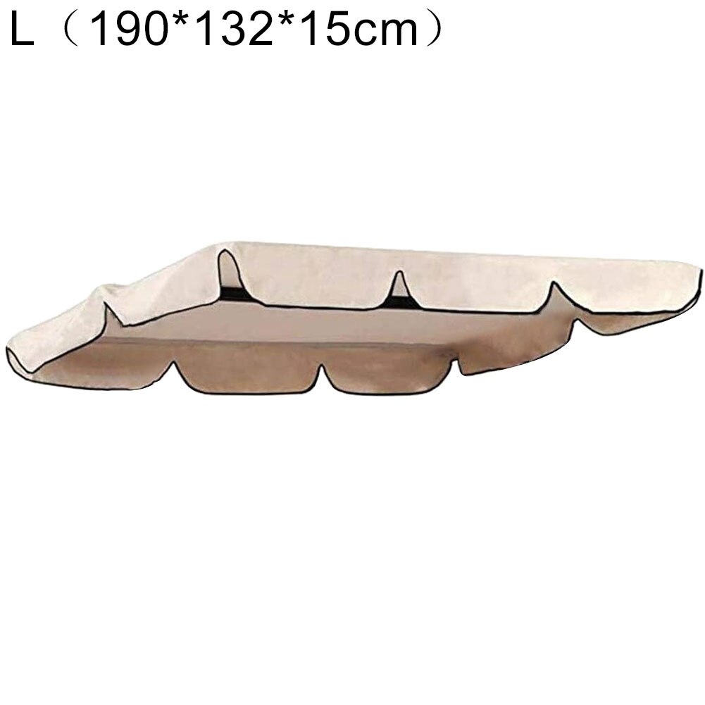 Outdoor Courtyard Swing Canopy Ceiling Cover Sunshade Shelter Waterproof Awning Dust-proof: Beige 2