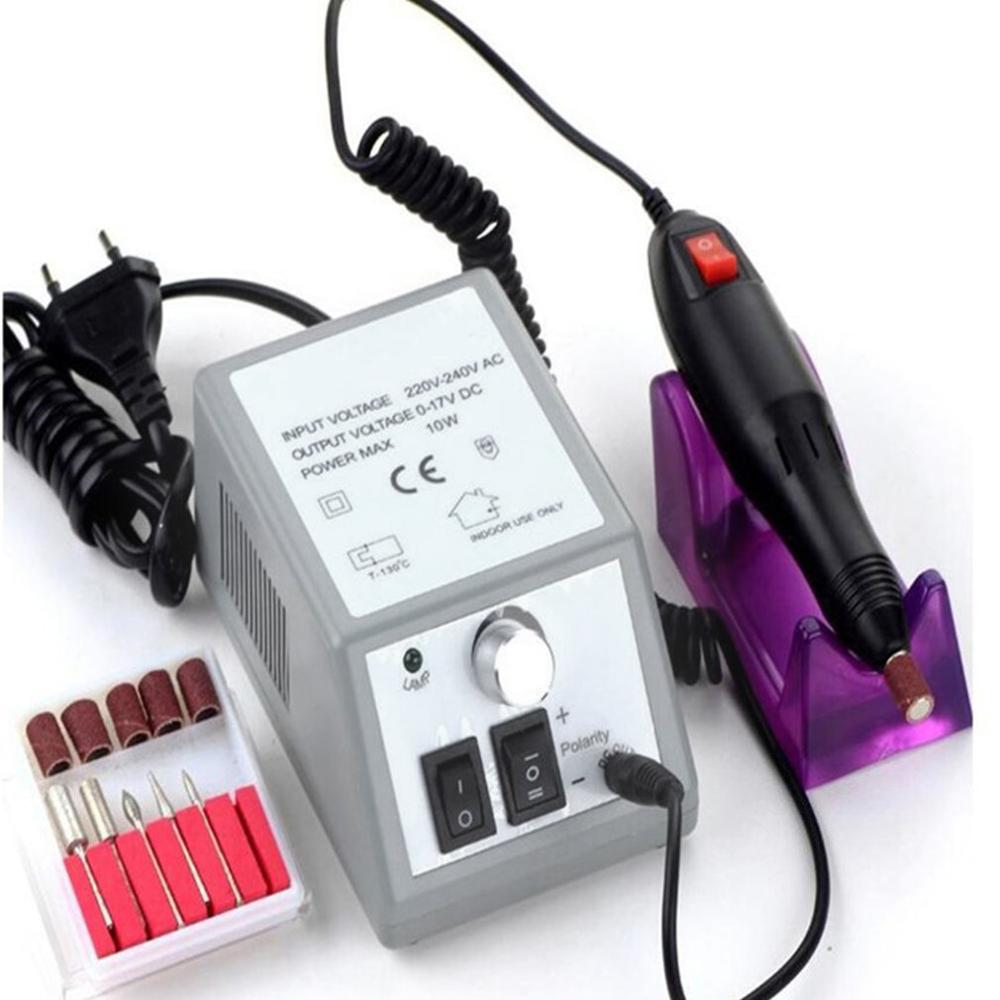 Mini 2000 nagelpolerare poleringsverktyg set power pedikyr gel nagelband borttagning kvarn polerutrustning manikyr rakmaskin