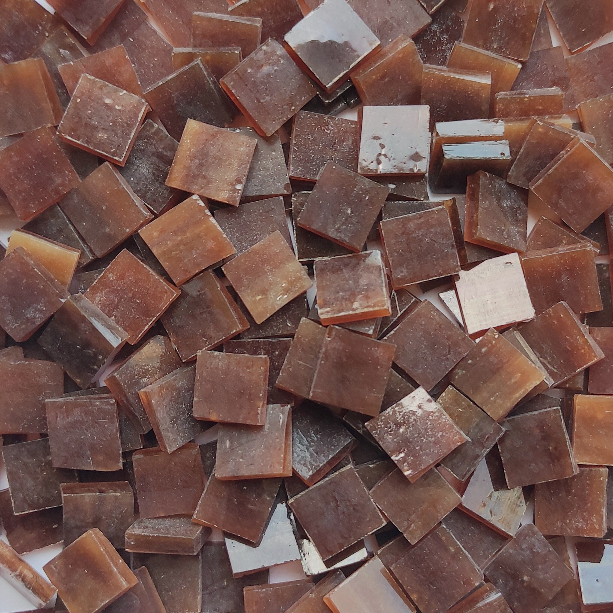 80G/2.82Oz (110 Stuks) 1Cm Vierkante Gekleurde Glas Spiegel Mozaïek Tegels Art Glas Ambachten Materialen Diy Bulk Mica Decoratie