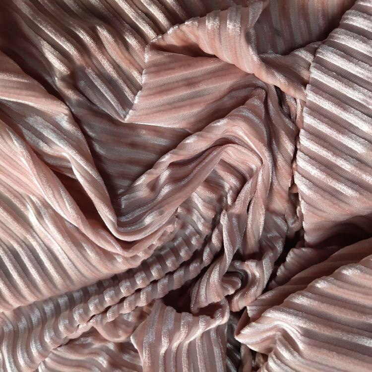 Fløjl stof klud smukke silkeagtig stribe stof til fløjl kjole tøj luksus blød fløjl 50cm*150cm hjem tekstil gardin: 8 nøgenrosa