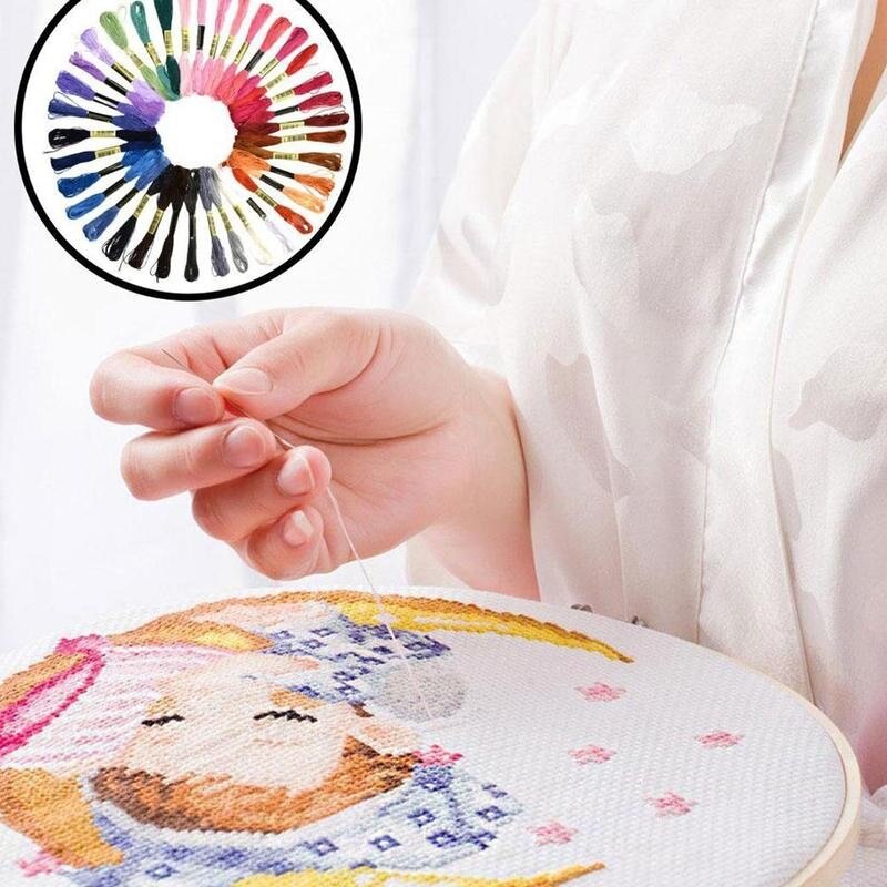 50 Vergelijkbare Dmc Kruissteek Katoen Borduurgaren Floss Naaien Strengen Craft Eco Katoenen Borduurgaren