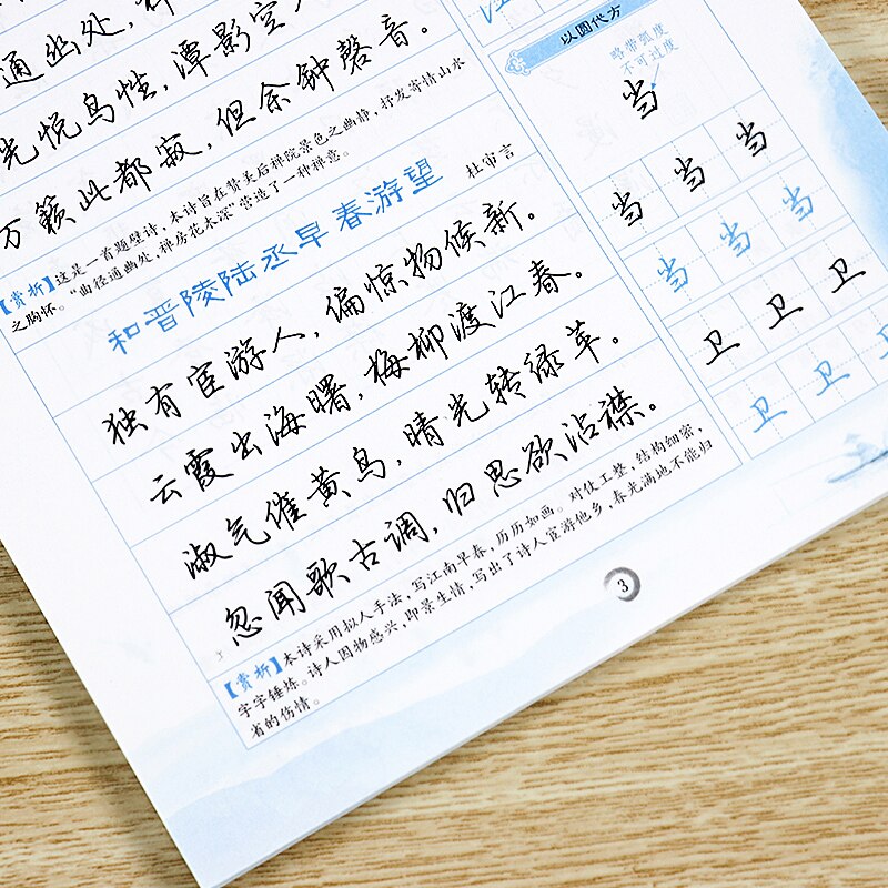 Chinese Schrijven 2 Boeken Literaire Lezen Voor Running Script Kalligrafie Schrift Te Praktijk Modian