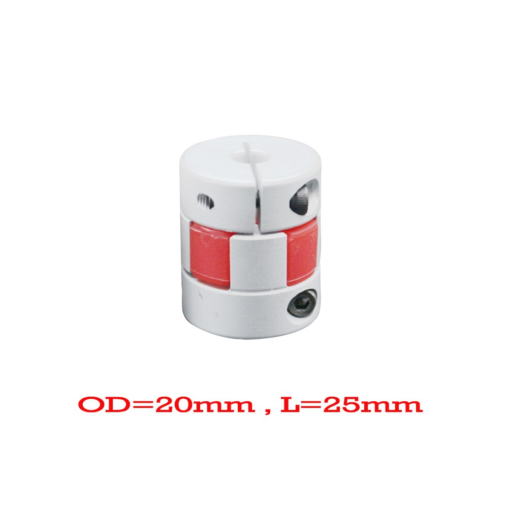 4pcs/lot XB Coupler Aluminium Plum Flexible Shaft Coupling D20L25 5x8mm Motor Connector Flexible Coupler 5/6/6.35/8mm