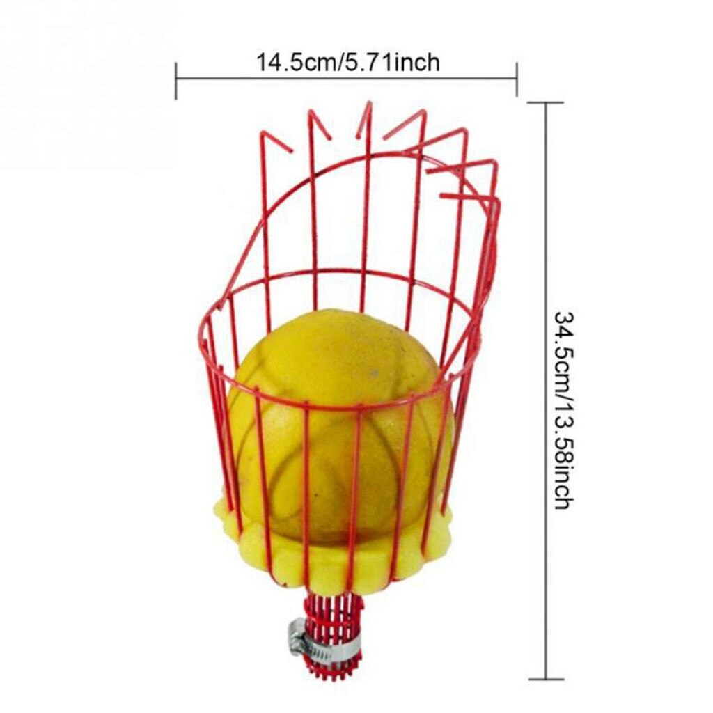 Garden Supplies Outdoor Aluminum Basket Garden Tools Fruit Picker Head Metal Fruit Picking Tools Fruits Catcher Harvest Picking