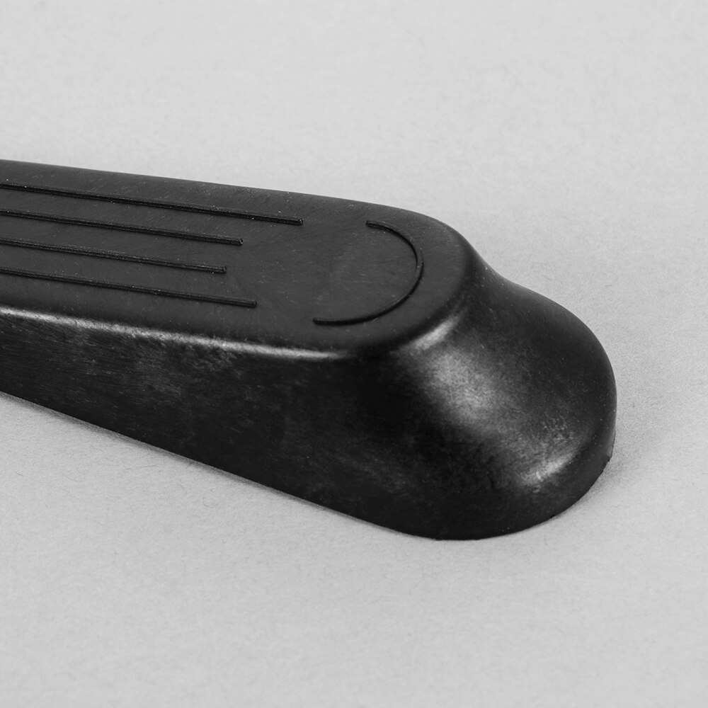 5PCS Door Wedge Shaped Plastic Door Stops Non-Slip Black Door Buffers for Office Home Baby Safe Floor Door Stopper
