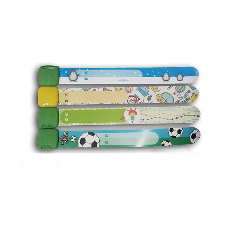 Banda reutilizable seguridad pulseras para niños 3 unids/set seguridad ID pulsera variedad de diseños y colores totalmente ajustable
