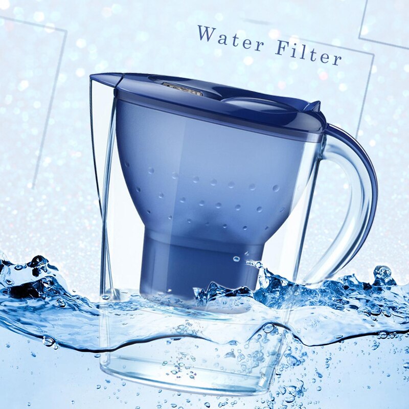 Water Filter Kettle Household Water Jug Activated Carbon Purifier Water Pitcher Kitchen Office Water Bottle Jug Drink Water Tool