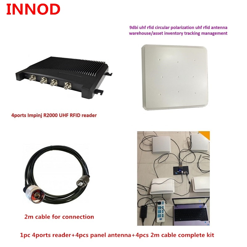 Antenne rfid uhf 865-868mhz étanche à longue portée 902-928mhz pour le suivi des actifs, polarisation circulaire 9dbi, à élevée