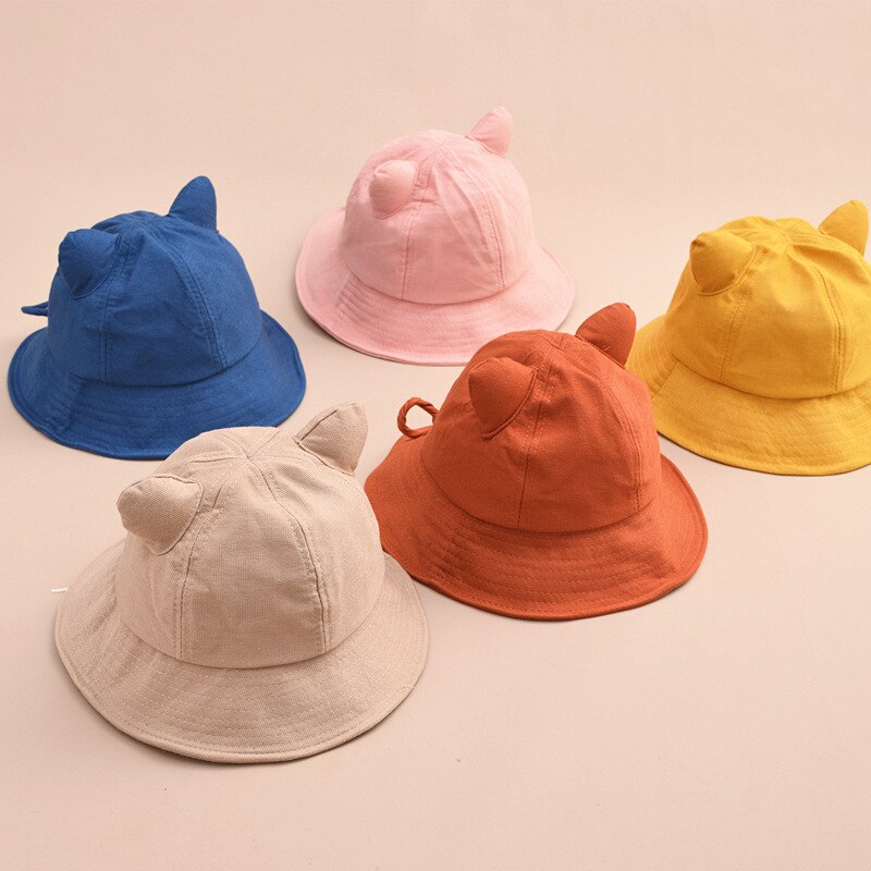 Cute Cat Women Bucket Hat Panama Lady Flat Hat Cap Top Sun Hat Summer Hip Hop Cap Bob Fisherman Chapeau Femme Travel Cap