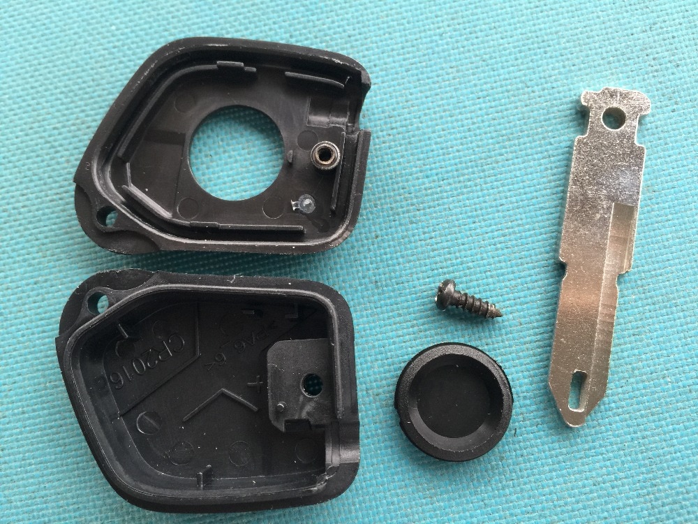 1pc Replacement Key blank For Peugeot 106 205 206 306 405 406 1 button Remote Key Fob case shell