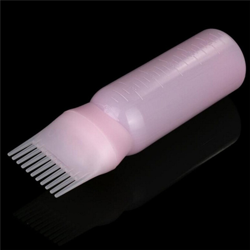 Bote aplicador para tinte de cabello, dispensación de coloración del cabello en salón, tinte con cepillo, triangulación de envíos, 120ML, tinte para el cabello a la para mujer, 1 unidad