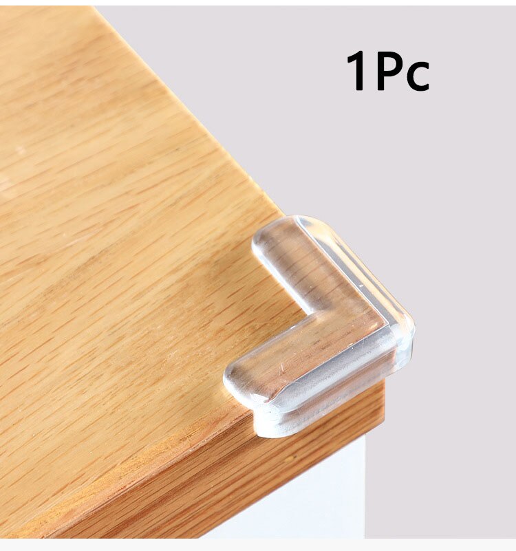 10Pcs Baby Silicone Veiligheid Protector Tafel Hoek Bescherming Van Kinderen Anticollision Edge Hoeken Guards Cover Voor Kid: 1Pc