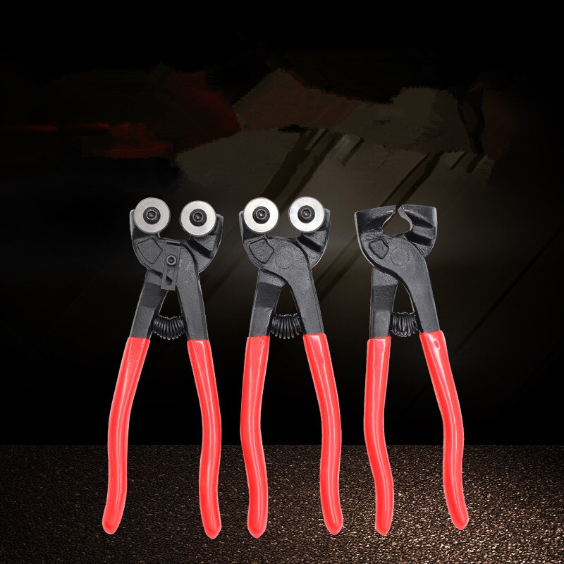 DIY Mosaic Block Ceramic Tile Cutter Two Round Wheels Cutter Flat Crystal Glass Cutter DIY Art and Crafts Materials Wire Peeler