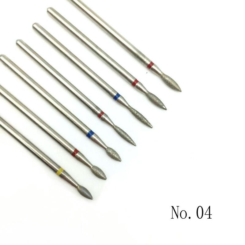 6 Stuks Nagel Boor Set Voor Elektrische Frezen Pedicure Manicure Machine Nail File Slijpen Hoofd Nail Tool Accessoires: 7Pcs Set 4