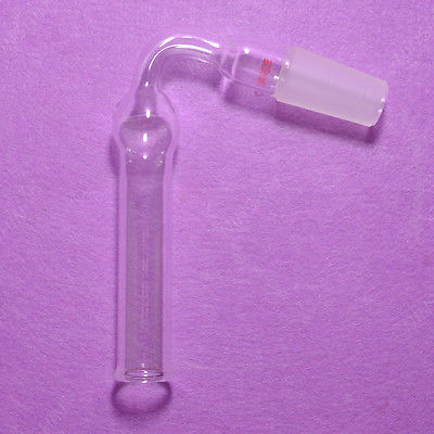 24/40, gebogen Trocknen Glasrohr Adapter, Labor Chemische Glaswaren