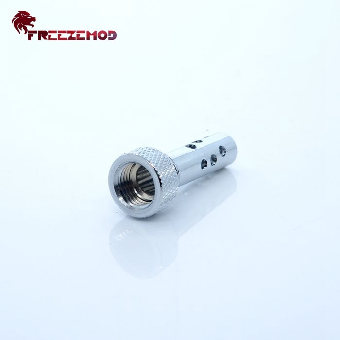 FREEZEMOD computer pc water cooler fitting water tank external bubbler to prevent the generation of bubbles long version.PJ-PPQC