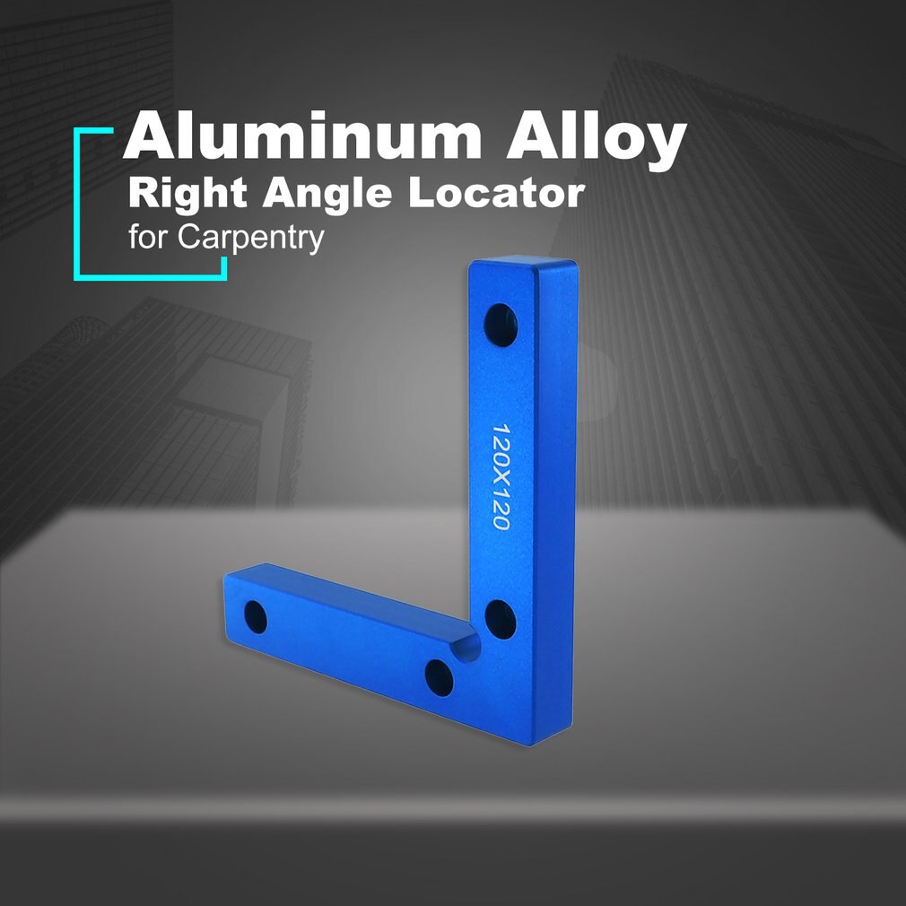 Right Angle Auxiliary Fixture 90 Degrees Positioning Block Fixing Clip L-Shaped Ruler Woodworking Carpenter Tools