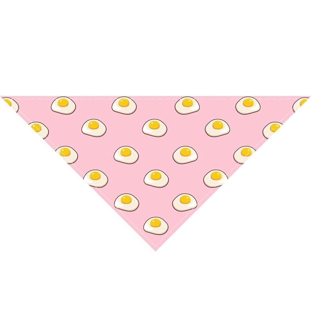 Voedsel Gedrukt Pet Bandana Verstelbare Pet Kat Hond Sjaal Speeksel Handdoek Warm Neck Kraag Halsdoek Tie Bib Bandana Dierbenodigdheden: Style 6 / M