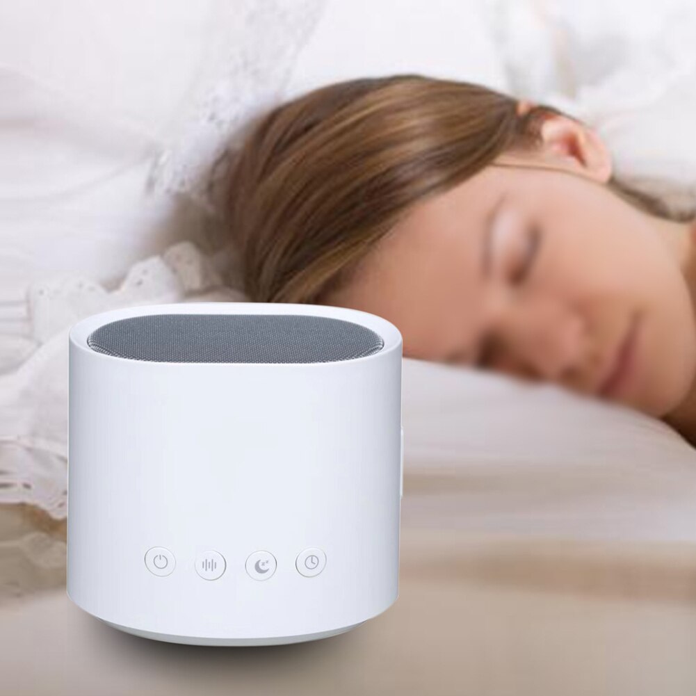 Home Soothing Therapy Relaxing Mini Music Timing Travel White Noise Portable Adults USB Charging Sleep Sound Machine Office