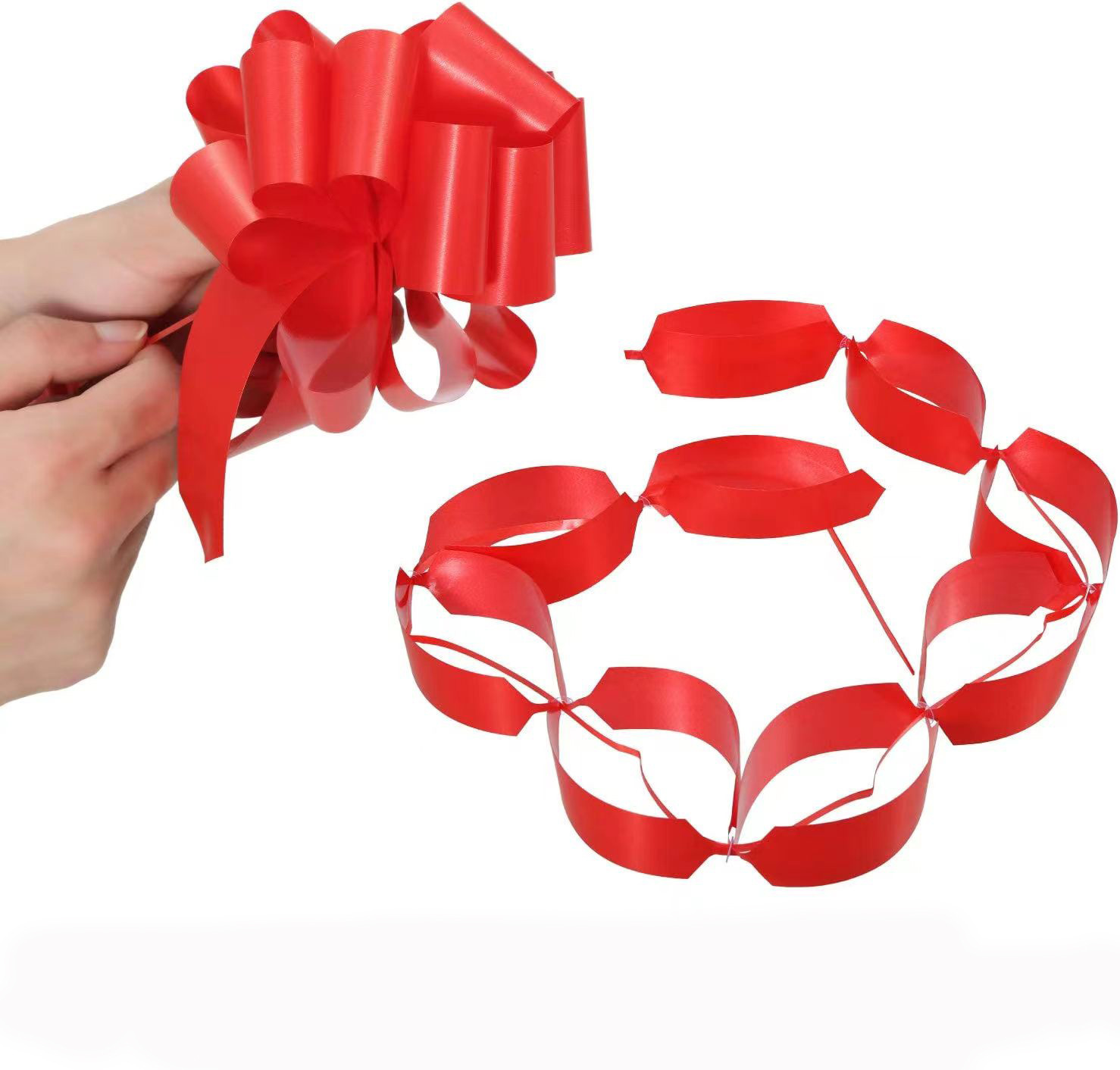 30 Stuks Wit Lint Strik Bruiloft Auto Cadeau Wrap Ambachtelijke Verjaardagsfeest Benodigdheden Kerkbank Einde Stoelen Diy Decoratie Kerst Home Decor