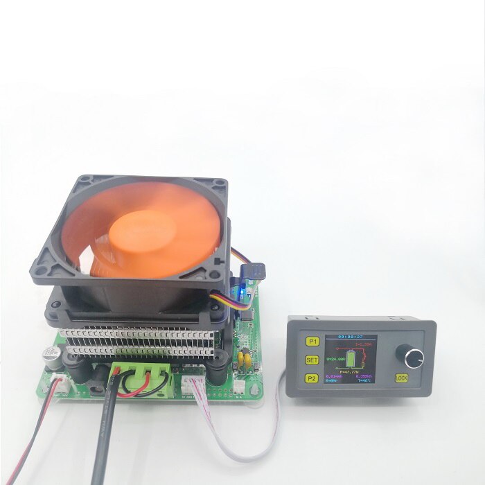 Color screen multi-function adjustable constant current electronic load module power aging test battery discharge support Modbus