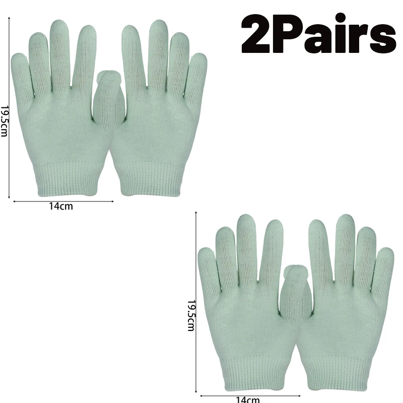 Mascarilla hidratante de silicona, calcetines, exfoliantes reutilizables, guantes protectores antigrietas, herramientas para eliminar la piel muerta seca, cuidado de los pies y las manos: Multicolor