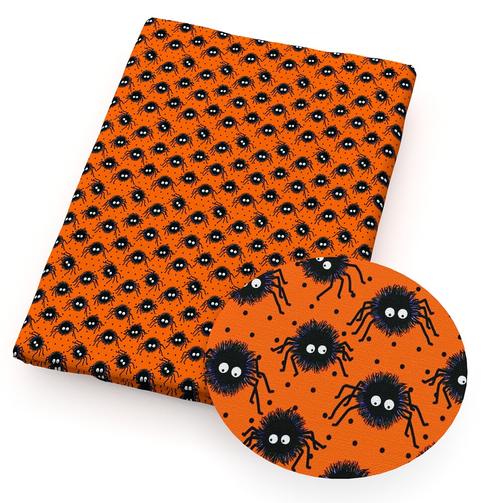 50*140cm halloween-tematryck polyester bomullstyg för tissue barn hemtextil för sömnad docka brudklänning  ,1 yc 11374: 1107286001