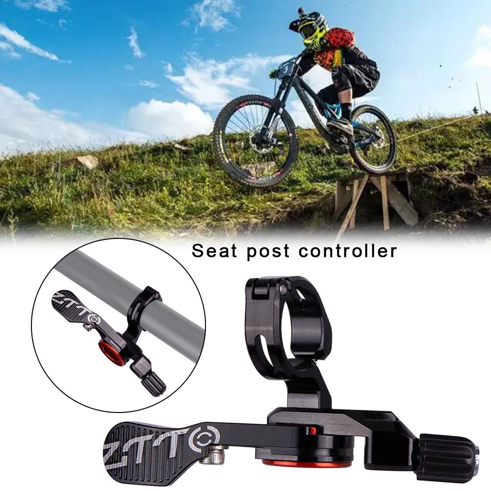 Mtb dropper fjärrhandtag 1x justerbar sadelstolpe under bar universal shifter style cable hendel mekanisk droppers sadelstolpe 4