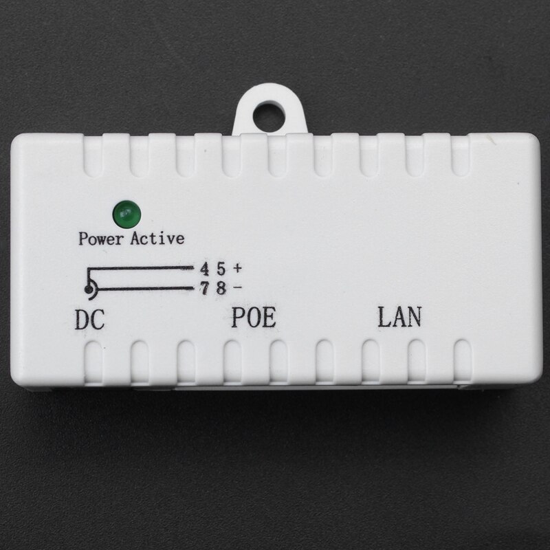 Poe Splitter Poe Injector Rj45 Dc 5.5Mm x 2.1Mm Input Passive Poe Injector Splitter Adapter Connector For Ip Network Camera