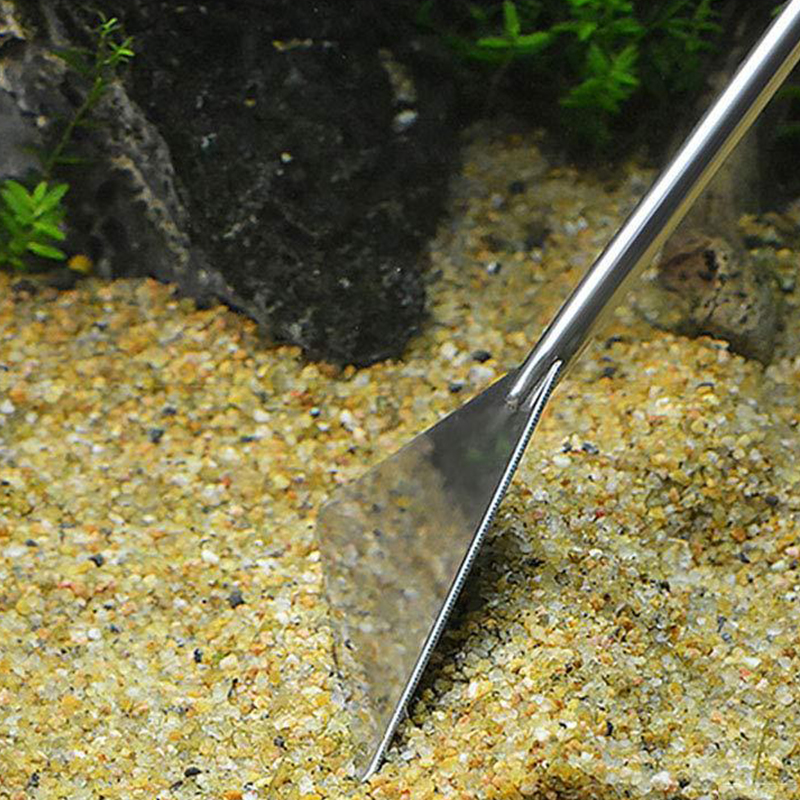 3pcs Aquarium Fish Tank Tools Kit Aquarium Fish Tank Aquatic Plants Long Tweezers Scissors Stainless Steel Maintenance Tools