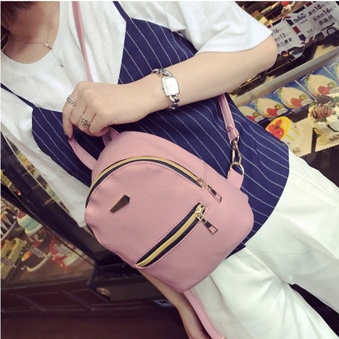 Bolso de viaje Casual para mujer, mochila De Cuero PU, mochila de hombros para Instituto, mochila Femenina Popular