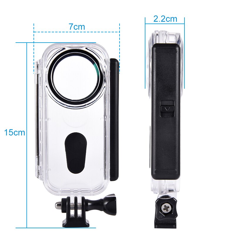 Waterproof housing shell for insta 360 one x, diving case, insta 360 diving protective cover for insta 360 one x camera accessories