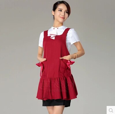 BIG Manicurist beauty salon spa uniform apron and supermarket attendant Sleeveless apron