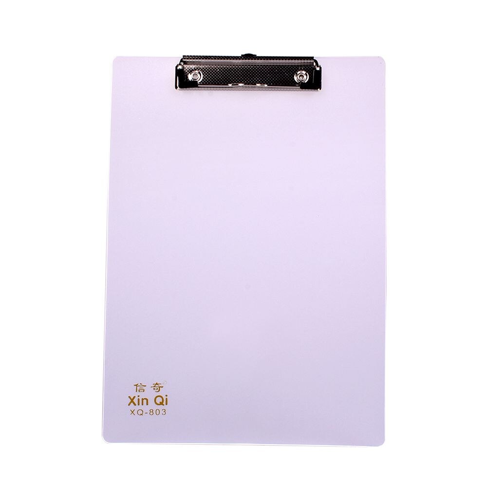 1 Pc Nuttig A4 Size Plastic Effen Document Klembord Clip Board Met Pen Houder Schrijfbord Kantoor Scholen Supples