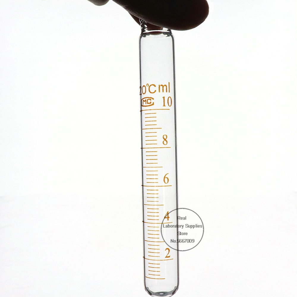 Alle størrelser til rådighed gradueret glas rundbundet centrifugerør 5ml 10ml 15ml 20ml 25ml 30ml 50ml 100ml med skruelåg