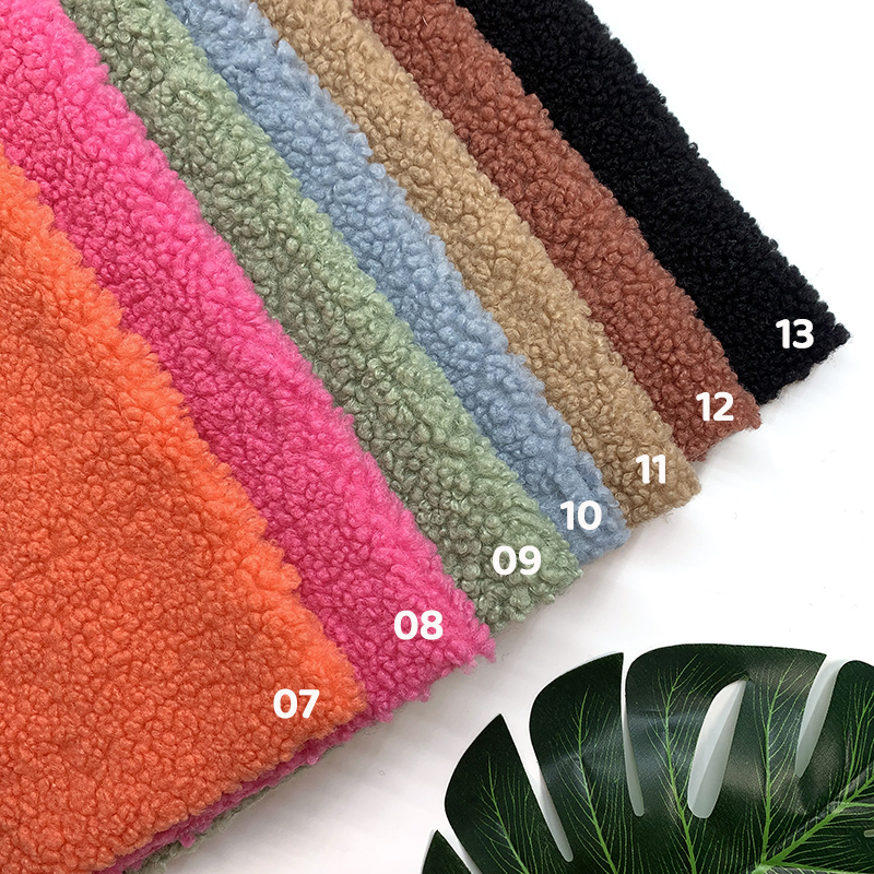 1 Uds., 45x50cm, nueva tela para peluche, felpa Granular suave, Material hecho a mano DIY, ropa, juguete, tela de lana de cordero,