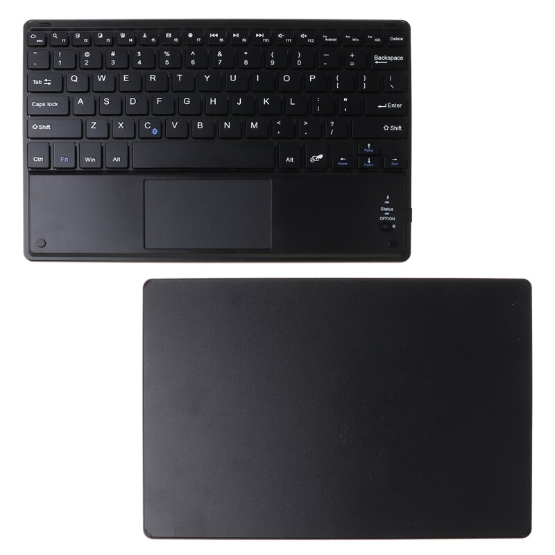 7/9/10 Inches Wireless Bluetooth Lightweight Keyboard with Touchpad Cellphone Tablet Keyboard Portable Travel Keypad