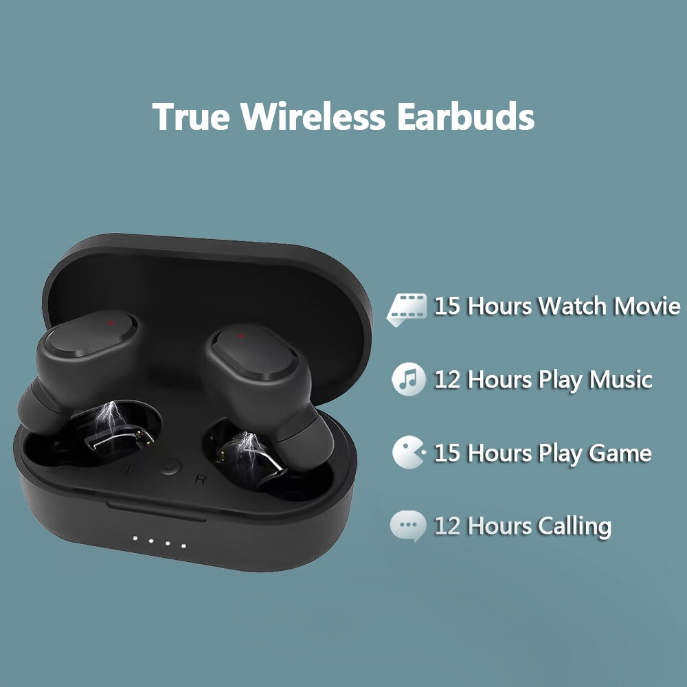 For Xiaomi Bluetooth Earphones 5.0 Earphones Stereo Wireless Active Noise Cancellation With Mic Handsfree Earbuds AI Control