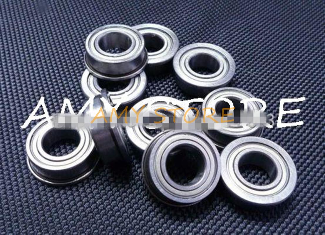 F63800ZZ (10x19x7mm) roulement à bille à bride blindé en métal | (4 pièces) F63800Z F63800