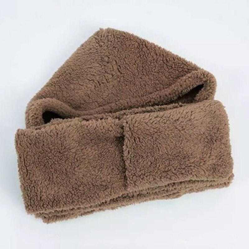 3 in 1 Women Winter Warm Soft Hood Scarf Snood Pocket Hats Gloves Hooded Srarves Scarf Hat Glove HO702006