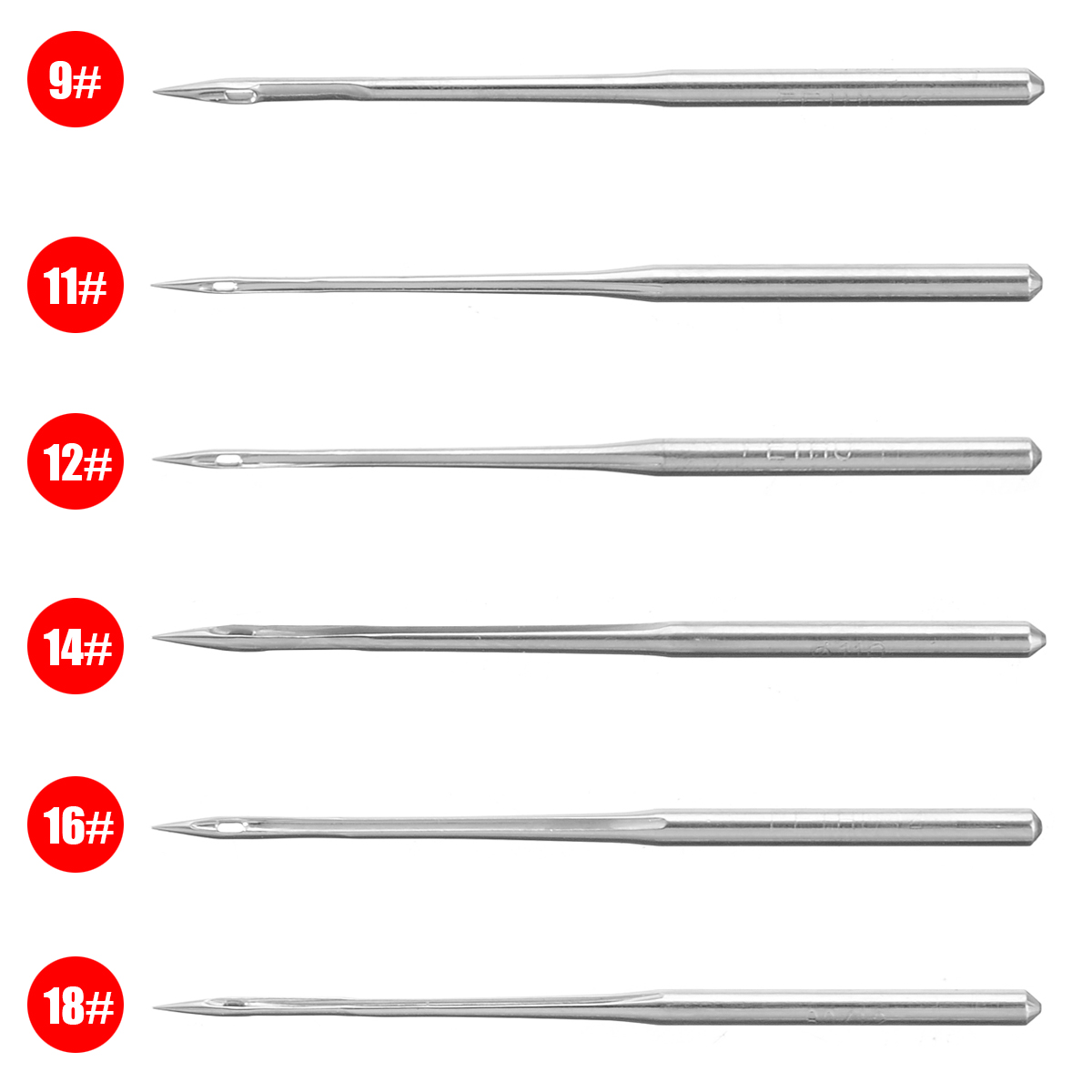 100pcs Industrial Sewing Machine Needles Set Thread Household Universal Steel Craft Sewing Machine Needles Home Domestic Knit