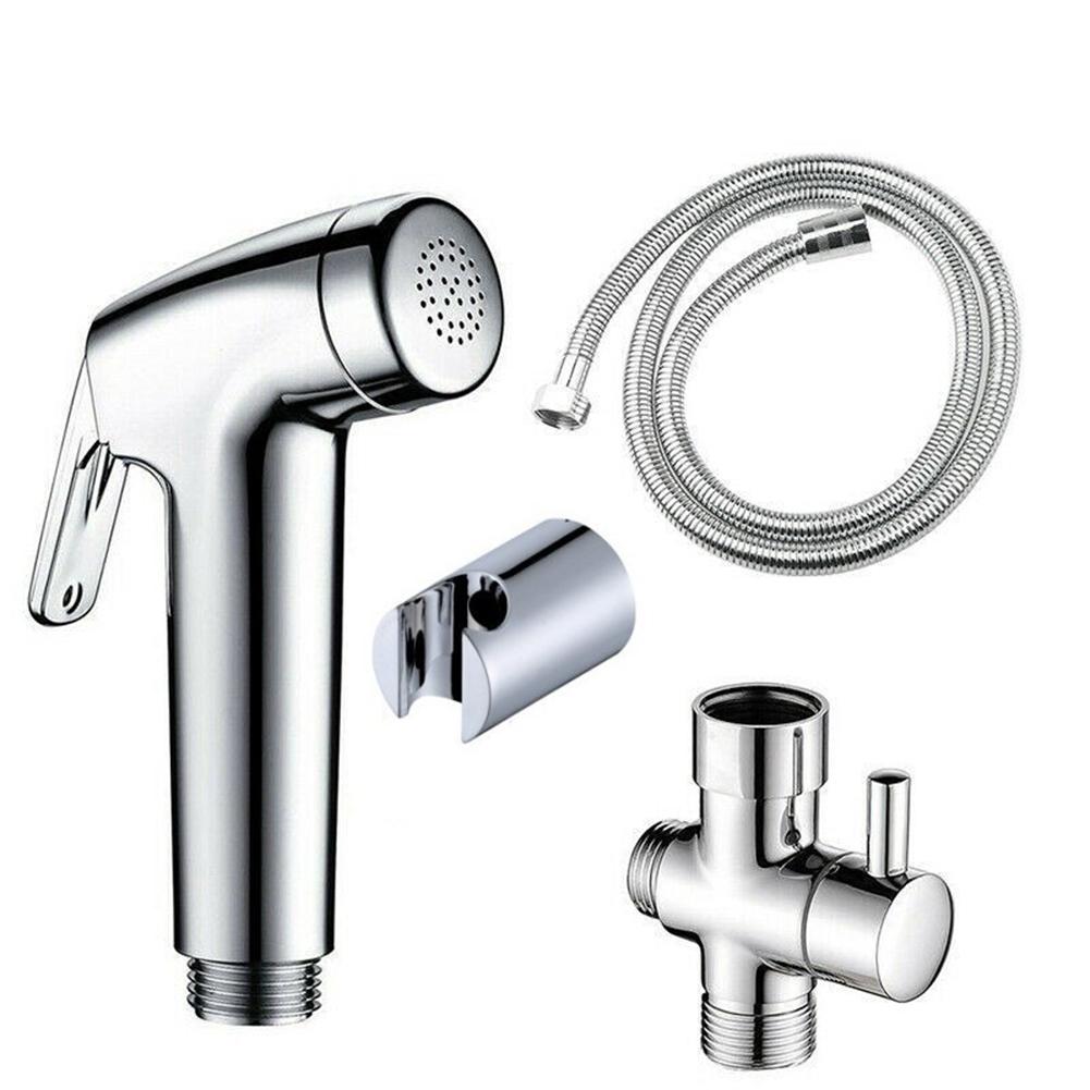 Bidet Toilet Sprayer Multi-functional Flow Control Plastic Toilet Cleaning Rinser Pet Small Shower