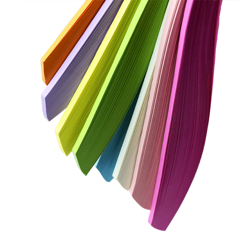 Paper Quilling Strips 5mm Solid Color Length 54cm 120 Strips per Pack Origami Paper for Children and Adults Beginners Color 1-28