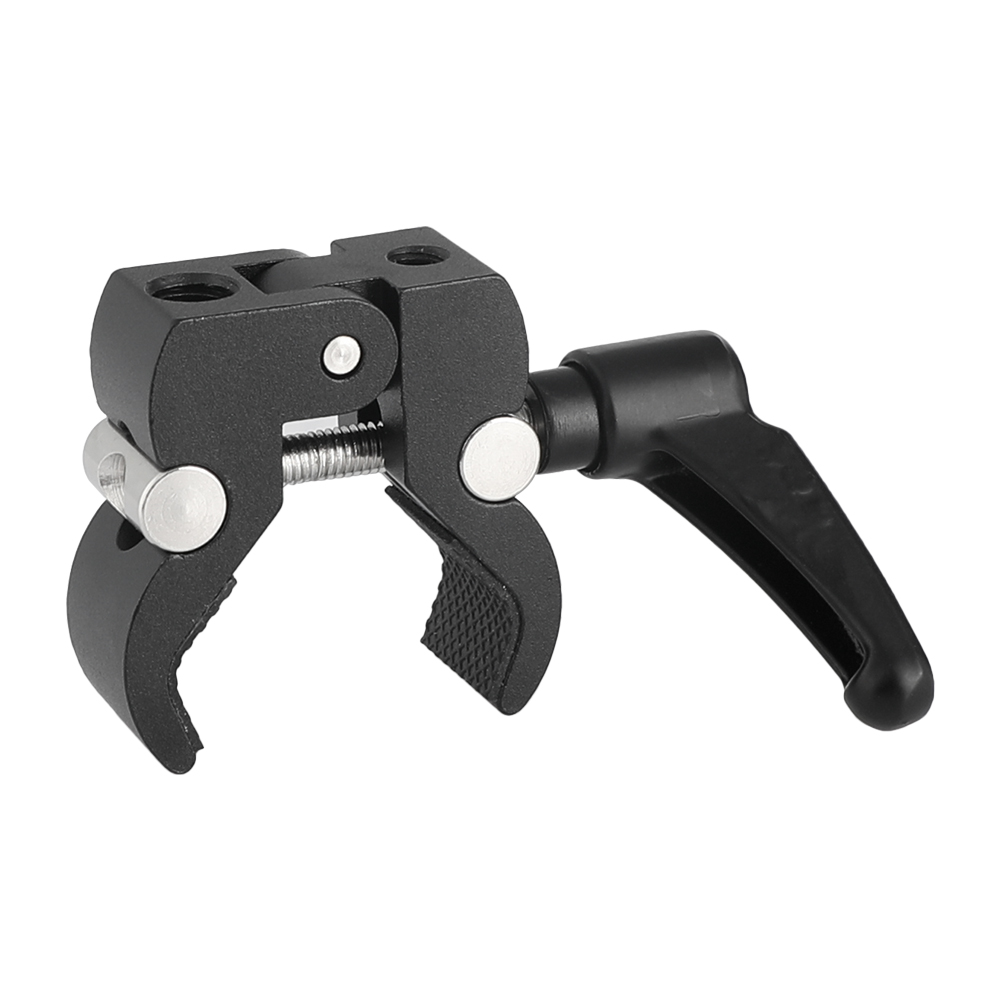 HDRIG Metal Super Clamp Magic Arm Clamp Crab Pliers Clip For DSLR Camera Monitor LED Light Photo Studio Fotografia Accessories: WHITE