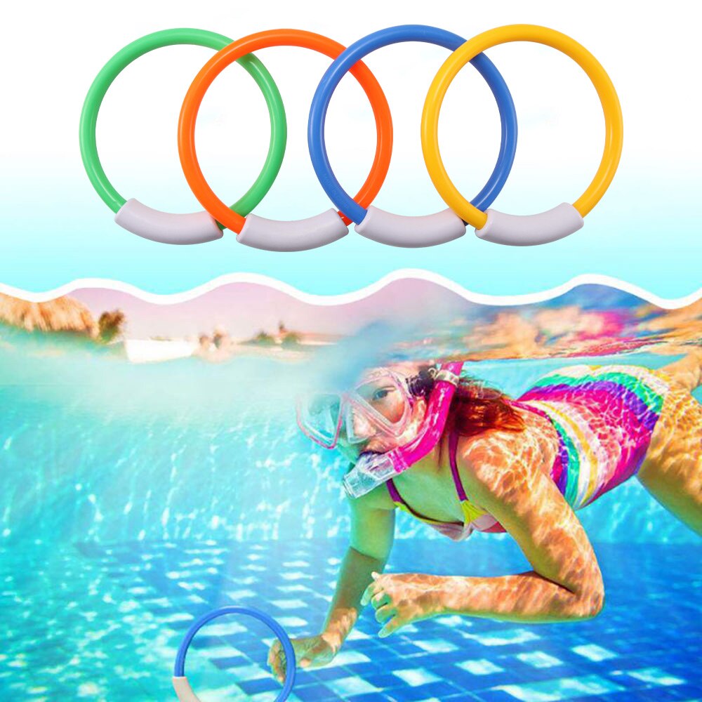 19pcs Diving Game Toys Set Water Toys Diving Rings Treasures Dive Underwater funny Swimming Toy for Kids Summer Fun